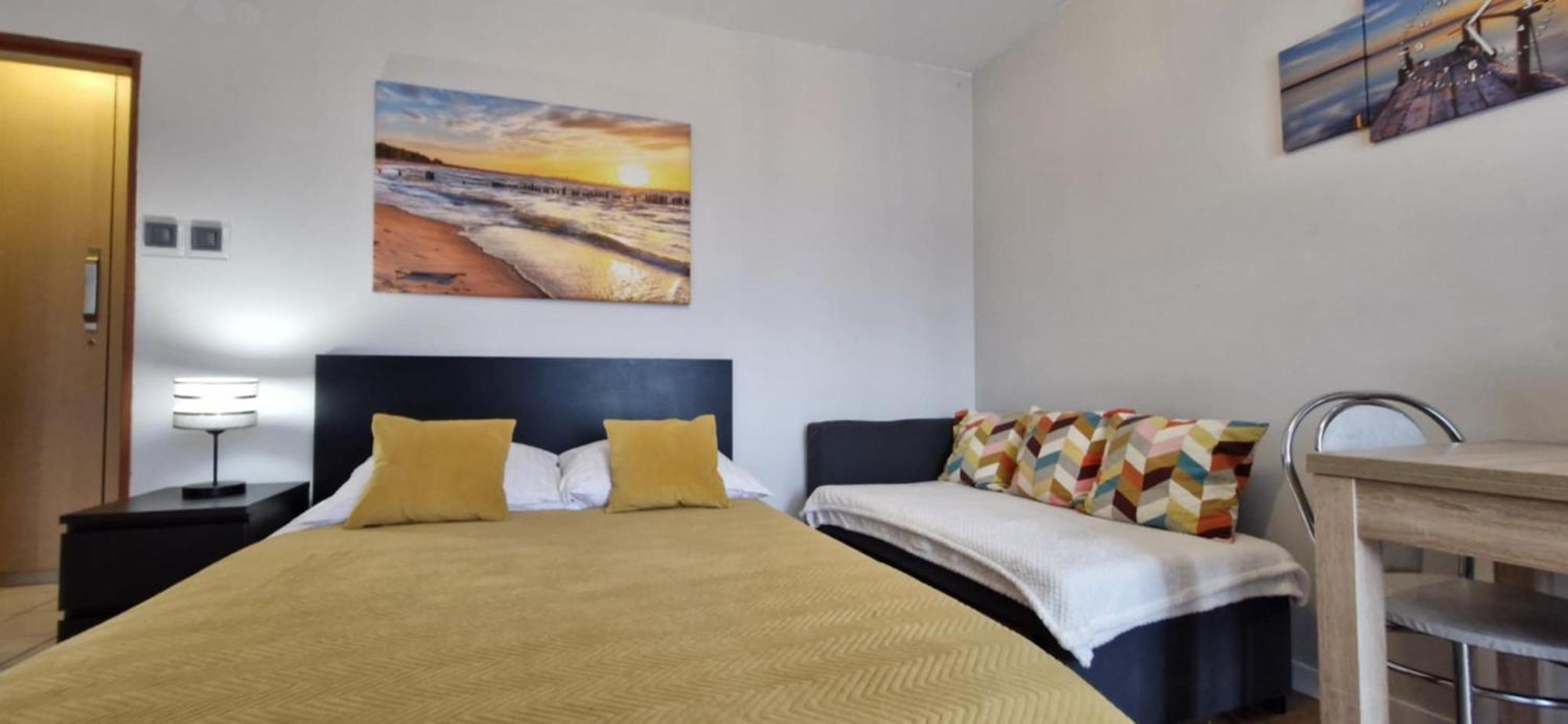 Cozy Modern Apartment Sunrise Studio 35M2 Balcony 3 Persons Krakow Dış mekan fotoğraf